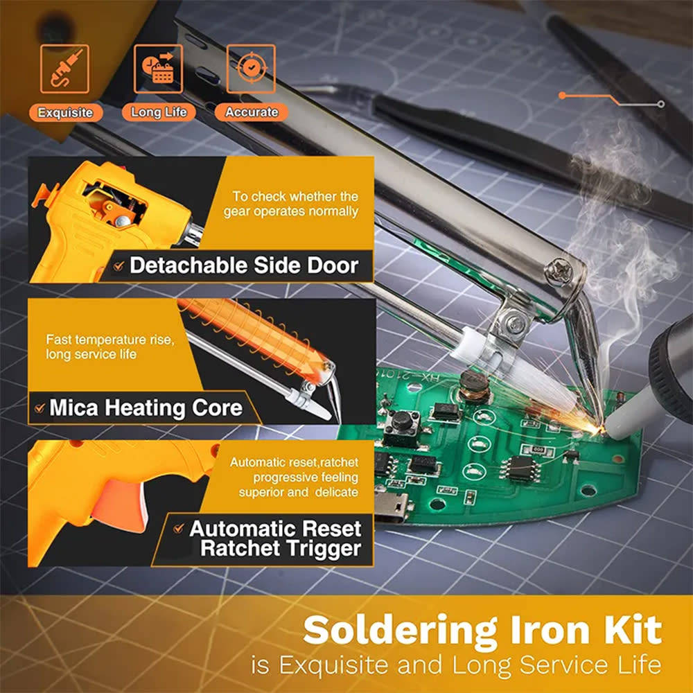 Soldering 100W Automatic Soldering Iron was sold for 270.00 on 23 Jun